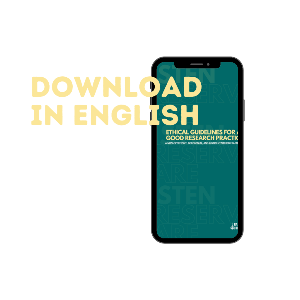 Guía de prácticas investigativas éticas de Carmen Caro basada en escucha atenta y enfoques no opresivos y regenerativos